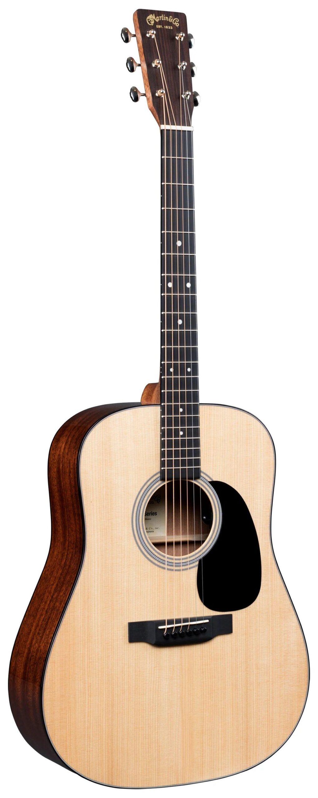Martin Guitar, D-12E, Road Series, MX, Solid Sitka Spruce Top, Solid Sapele Back and Sides, Gloss, Fishman® MX-T electronics, Soft Shell Case Included – Image 1