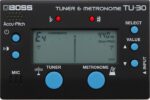 BOSS TUNER AND METRONOME TU-30 - POCKET SIZED TUNER & METRONOME