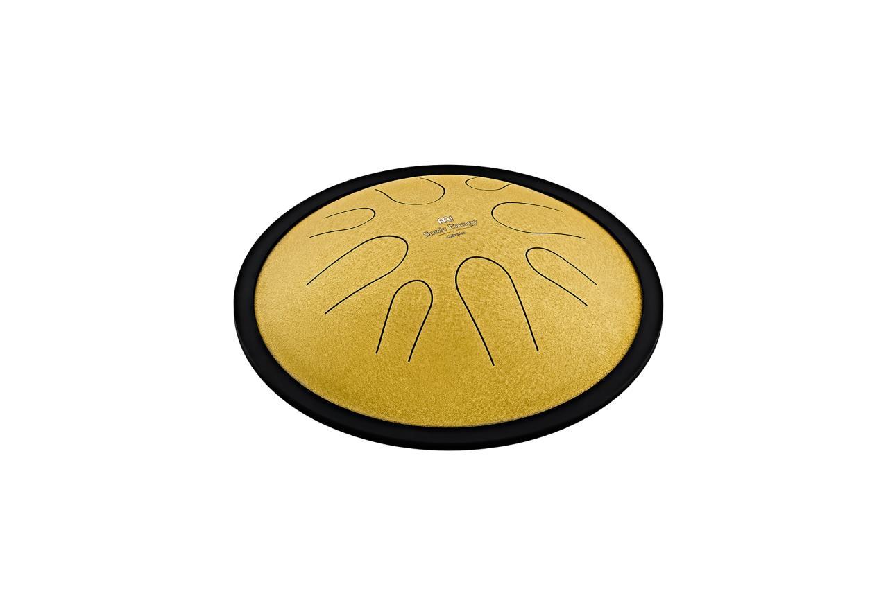 MEINL Sonic Energy 10" Compact Steel Tongue Drum ré mineur 8 notes 432 Hz doré – Image 1