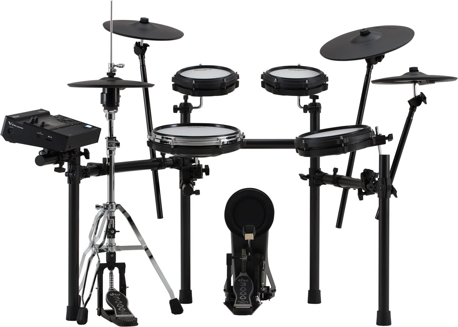 ROLAND DRUM KITS TD-313 KIT - COMPACT V-DRUMS 3 SERIES KIT THAT’S PERFECT FOR EVERYDAY PRACTICE AND HOME RECORDING – Image 1