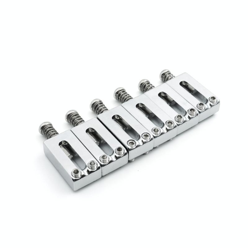 GOTOH® S105 PONTETS ACIER VIBRATO STRAT® MODERNE ESPACEMENT 10.5mm CHROME (6pcs) – Image 1