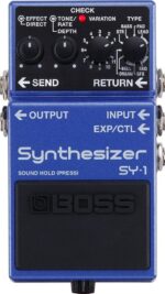 BOSS GUITAR SYNTH PROCESSOR SY-1 - COMPACT PEDAL GUITAR SYNTHESIZER WITH 121 MODES