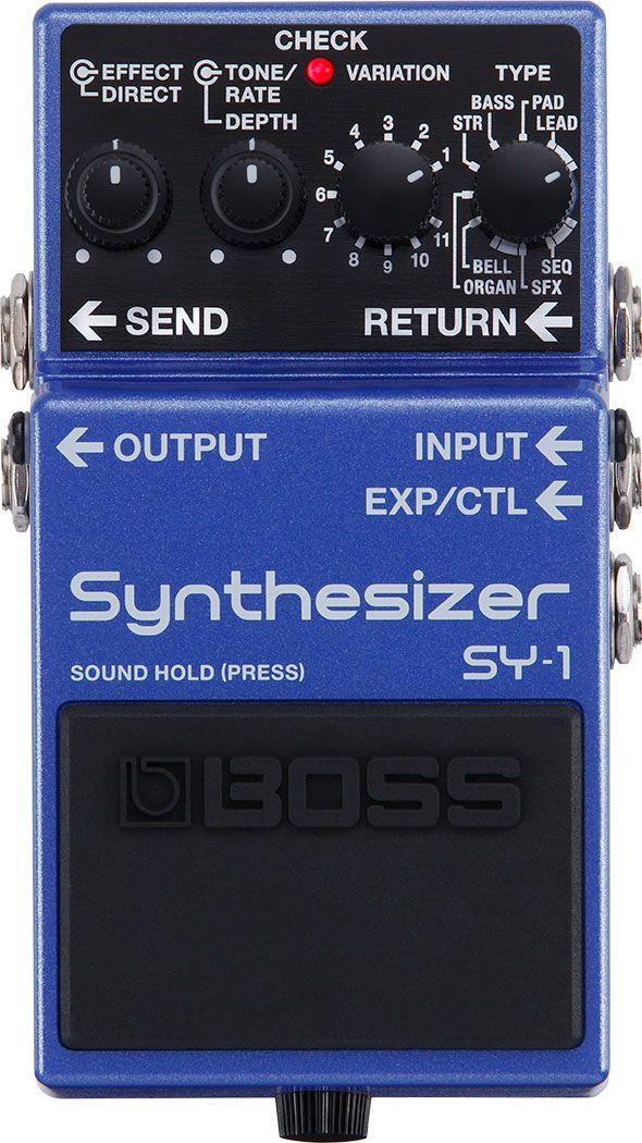 BOSS GUITAR SYNTH PROCESSOR SY-1 - COMPACT PEDAL GUITAR SYNTHESIZER WITH 121 MODES – Image 1