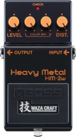BOSS OVERDRIVE / DISTORTION HM-2W - LEGENDARY HM-2 HEAVY METAL DISTORTION REBORN WITH WAZA INNOVATION - MADE IN JAPAN