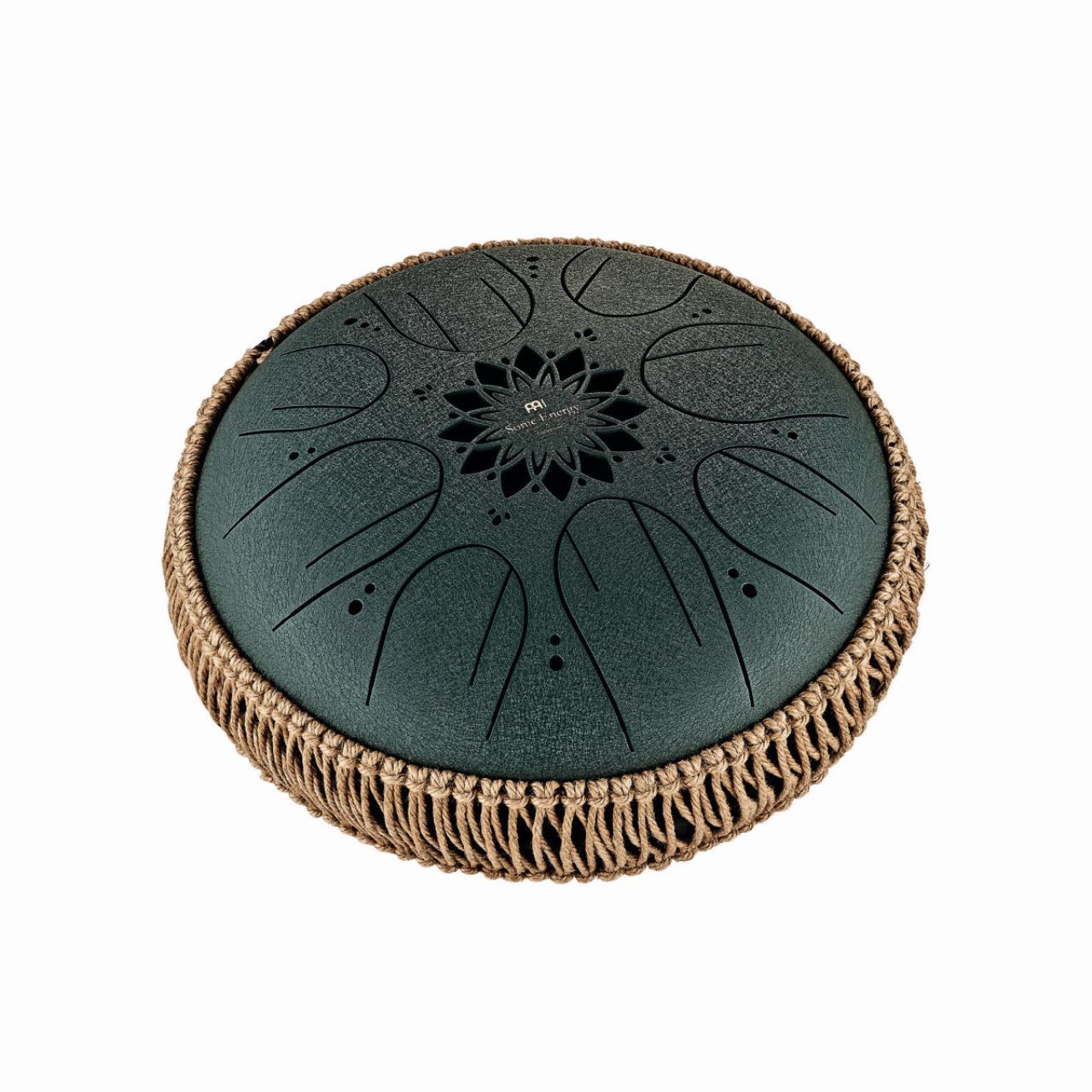 MEINL Sonic Energy Steel Tongue Drums Medium Octave Steel Tongue Drum - F# Minor - Green – Image 1