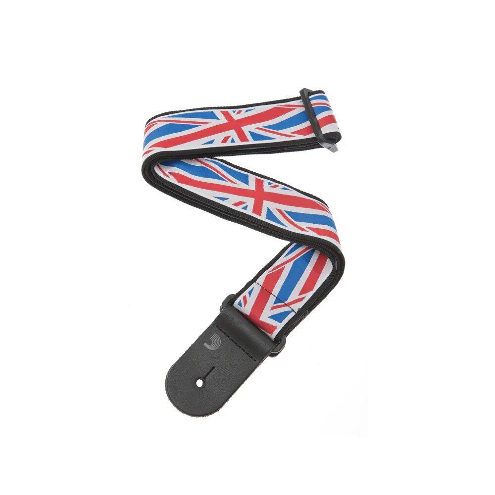 D'Addario Sangle de guitare tissée D'Addario, Union Jack – Image 1