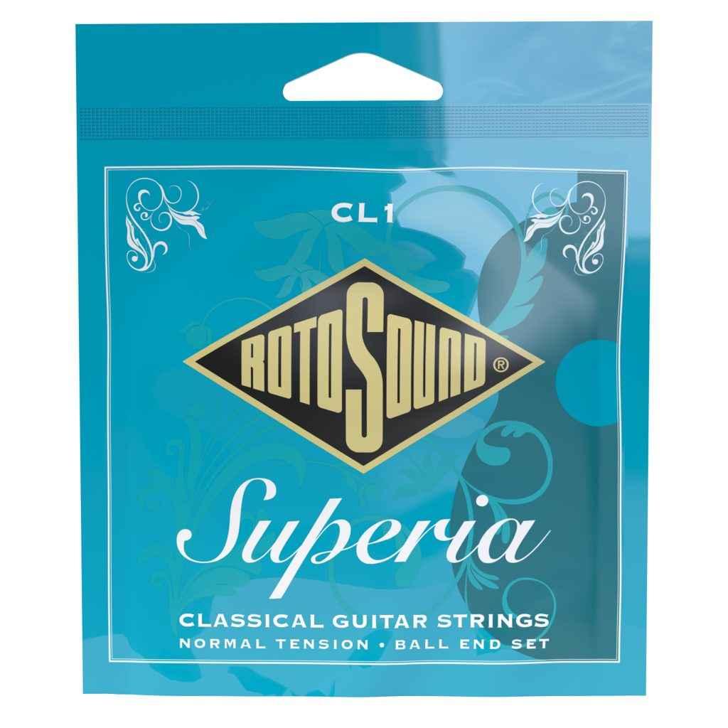 Rotosound Cordes guitare classique Superia CL1 Jeu normal CL1 avec boule – Image 1