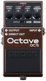 BOSS PITCH OC-5 - POLYPHONIC OCTAVE PEDAL FOR GUITAR AND BASS WITH “VINTAGE OC-2“ MODE