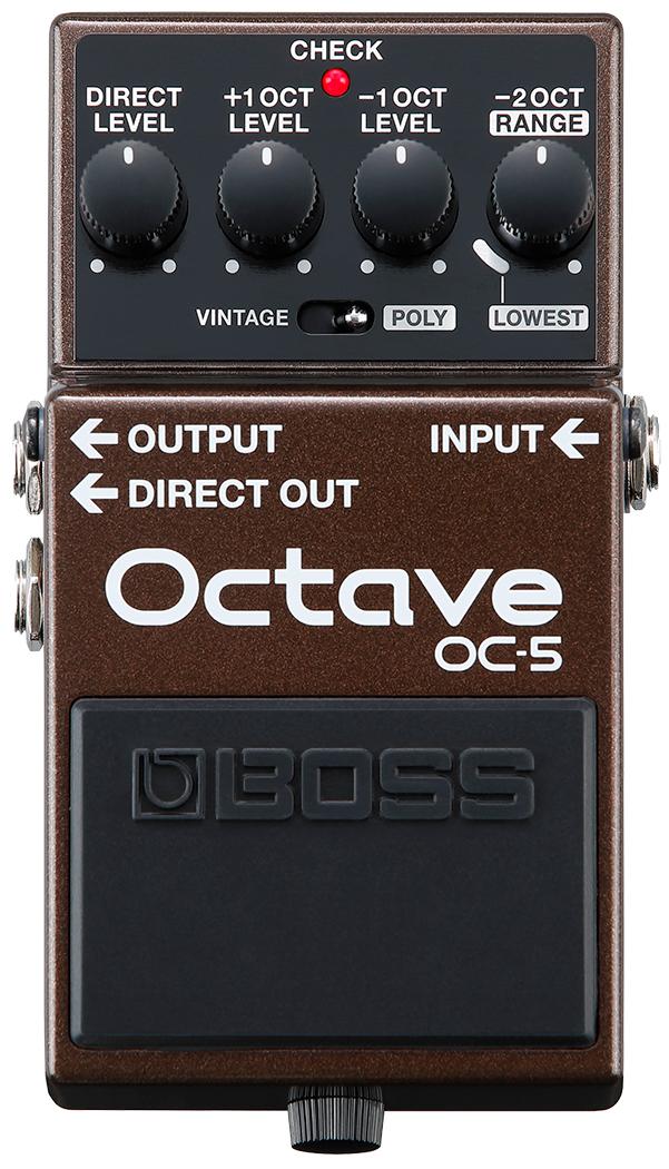 BOSS PITCH OC-5 - POLYPHONIC OCTAVE PEDAL FOR GUITAR AND BASS WITH “VINTAGE OC-2“ MODE – Image 1