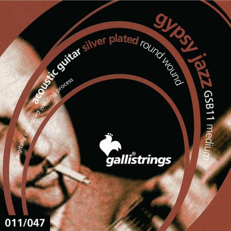 GALLI STRINGS® CORDES GUITARE MANOUCHE 011-047 (À BOULE) – Image 1