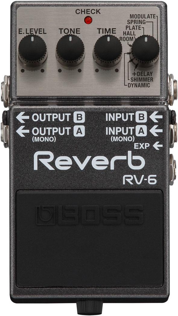 BOSS DELAY / REVERB RV-6 - COMPACT REVERB WITH 8 MODES – Image 1