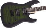 Jackson Series Dinky® Arch Top JS32Q DKA HT Transparent Green Burst – Image 3