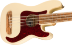 Fender Folk Instruments // Fullerton Precision Bass® Uke, Walnut Fingerboard, Tortoiseshell Pickguard, Olympic White – Image 3