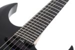 SCHECTER Guitar Sunset-6 Triad Black #2574 – Image 6