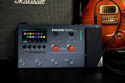 NUX Micro Guitar Versatile Stage Modeler MG-50Li Blue