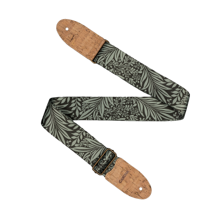 Ukulele Strap Nylon Olive Jungle Cork CASCHA – Image 1