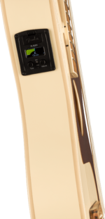 Fender Folk Instruments // Fullerton Precision Bass® Uke, Walnut Fingerboard, Tortoiseshell Pickguard, Olympic White – Image 6