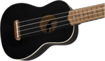 Fender Folk Instruments // Venice Soprano Uke, Walnut Fingerboard, Black – Image 3