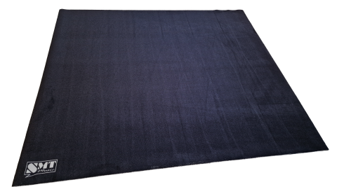 Drum Carpet 183x160cm. Black Made in the EU SMT – Image 1