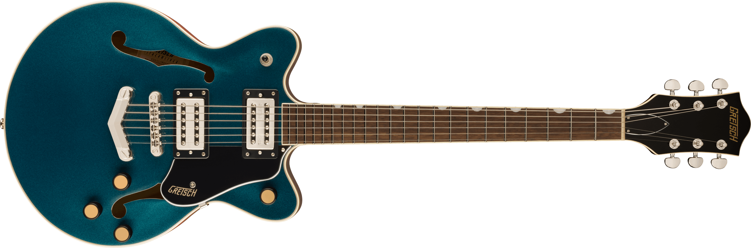 Gretsch Electric Guitars // G2655 Streamliner™ Center Block Jr. Double-Cut with V-Stoptail, Laurel Fingerboard, Midnight Sapphire – Image 1
